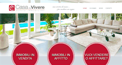 Desktop Screenshot of casadavivere.com